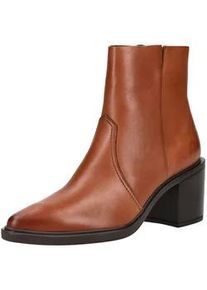 Stiefelette Paul Green "Paul Green Stiefelette Glattleder", Damen, Gr. 38, braun (cognac), Glattleder, Schuhe Stiefelette