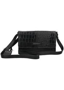 Umh&auml;ngetasche Burkely "Burkely Taschen Leder", Damen, Gr. onesize, schwarz, Leder, Taschen Umh&auml;ngetasche
