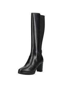 High-Heel-Stiefel Nero Giardini "Nero Giardini Stiefel Leder/Textil", Damen, Gr. 35, schwarz, Leder, Textil, Schuhe