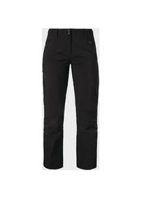 Sch&ouml;ffel Outdoorhose SCH&Ouml;FFEL "Mountain Softshell Pt Style Milagle WMS", Damen, Gr. 46, Normalgr&ouml;&szlig;en, schwarz (9990, schwarz), Oberstoff: Aussenseite: 92% Polyester, 8% Elasthan, Innenseite: 100% Polyester; (Membran: Thermoplastisches Polyurethan); Oberstoff Einsatz: 92% Polyester, 8% Elasthan, Hosen Outdoorhose