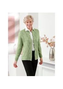 Classic Dog Strickjacke CLASSIC, Damen, Gr. 38, gr&uuml;n (eucalyptus), 100% Polyacryl, unifarben, Strickjacken Strickjacke