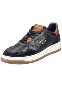 Pantofola d'Oro Sneaker PANTOFOLA D ́ORO "Pantofola d'Oro Sneaker Leder", Herren, Gr. 44, braun (braun, navy), Leder, Schuhe Sneaker