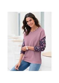 Pullunder Inspirationen "Pullunder", Damen, Gr. 36, lila (mauve), 100% Baumwolle, unifarben, Pullover Pullunder