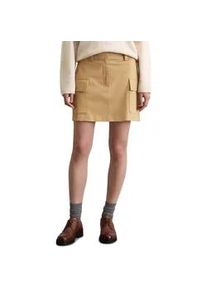 Marc O'Polo Webrock MARC O'POLO "aus Stretch-Twill", Damen, Gr. 42, braun (salted caramel), Obermaterial: 69% Baumwolle, 29% Lyocell, 2% Elasthan, unifarben, normal kurz, R&ouml;cke