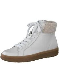 Sneaker Paul Green "Paul Green Sneaker Glattleder", Damen, Gr. 38, beige (ivory), Glattleder, Schuhe Sneaker