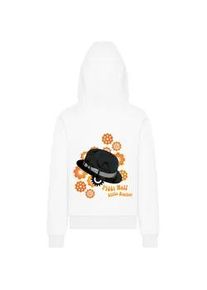 Kapuzenpullover F4NT4STIC "A Clockwork Orange Viddy Well", Herren, Gr. XL, wei&szlig;, Obermaterial: 65% Baumwolle, 35% Polyester, slim fit, Pullover Kapuzenpullover, Official Merch