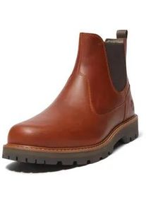 Chelseaboots Timberland "BRITTON ROADMID CHELSEA BOOT", Herren, Gr. 41,5, md brn f grain w dk brn, Leder, Schuhe Chelseaboots, Stiefelette, Winterschuhe, Ankle Boots
