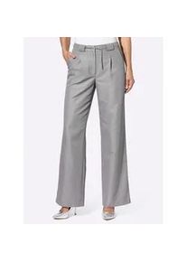 Webhose Classic Basics, Damen, Gr. 21, Kurzgr&ouml;&szlig;en, grau (steingrau), 100% Polyester, unifarben, Hosen