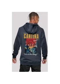 Kapuzenpullover F4NT4STIC "Star Wars Cantina Band", Herren, Gr. XXL, navy, Obermaterial: 65% Baumwolle, 35% Polyester, slim fit, Pullover Kapuzenpullover, Premium Qualit&auml;t