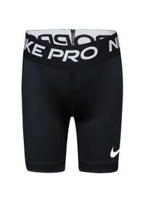 Radlerhose Nike SPORTSWEAR, M&auml;dchen, Gr. 122 (7), N-Gr, schwarz, Jersey, Obermaterial: 88% Polyester, 12% Elasthan, kontrastfarbene Details, unifarben, Hosen Radlerhose, f&uuml;r Kinder