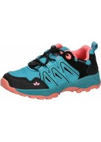 Trekkingschuh Lico "Outdoorschuh Leander", Kinder, Gr. 28, blau, Synthetik, Schuhe Trekkingschuh