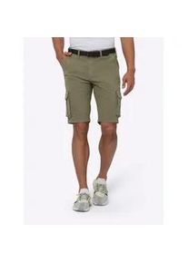 Classic Dog Bermudas CLASSIC, Herren, Gr. 56, Normalgr&ouml;&szlig;en, gr&uuml;n (oliv), 98% Baumwolle, 2% Elasthan, unifarben, Hosen Bermudas