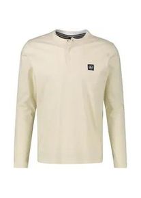 Sweatshirt Lerros "Serafino-Langarmshirt f&uuml;r Herren", Herren, Gr. 3XL, foam wei&szlig;, 100% Baumwolle, Sweatshirts Sweatshirt