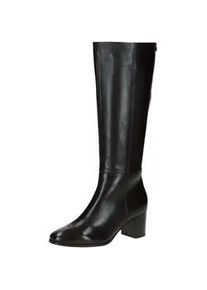 Stiefel Caprice "Caprice Stiefel Leder", Damen, Gr. 38, schwarz, Leder, Schuhe Stiefel
