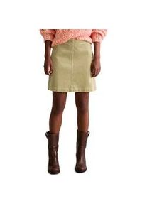 Marc O'Polo Webrock MARC O'POLO DENIM "aus elastischem Organic Cotton-Mix", Damen, Gr. XL, artichoke leaf, Obermaterial: 98% Baumwolle, 2% Elasthan, unifarben, normal kurz, R&ouml;cke