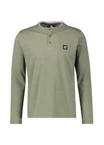 Sweatshirt Lerros "Serafino-Langarmshirt f&uuml;r Herren", Herren, Gr. 5XL, gr&uuml;n (nordic olive), 100% Baumwolle, Sweatshirts Sweatshirt