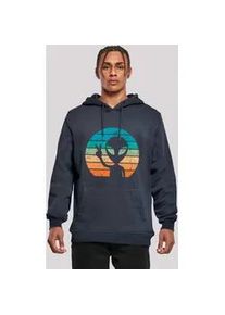 Kapuzenpullover F4NT4STIC "Alien Piece Sonnenuntergang", Herren, Gr. 3XL, blau (navy), Obermaterial: 65% Baumwolle, 35% Polyester, slim fit, Pullover Kapuzenpullover, Premium Qualit&auml;t