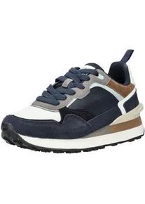 Sneaker Bullboxer "Bullboxer Sneaker Leder", Herren, Gr. 42, blau (navy), Leder, Schuhe Sneaker