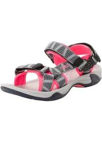 Sandale CMP "HAMAL WMN HIKING SANDAL", Damen, Gr. 37, grau (grau, gloss), Synthetik, Schuhe Sandale