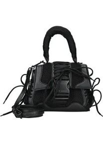 Henkeltasche Steve Madden "Steve Madden Taschen Lederimitat/Textil", Damen, Gr. onesize, schwarz, Lederimitat, Taschen