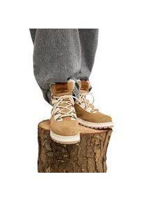 Stiefel Roxy "Bradie", Damen, Gr. 11(42), wei&szlig; (wei&szlig;, tan), Obermaterial:Obermaterial: 98% Leder / 2% Metall, Futter: 100% Microfaser, Laufsohle: 100% Gummi;, Schuhe Stiefel