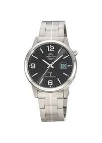 Funkuhr MASTER TIME "Expert Titan", silber (titansilberfarben, schwarz), Armbanduhren, Herren, Funkuhr, Quarzuhr, Armbanduhr, Herrenuhr, analog, digital