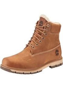 Schn&uuml;rboots Timberland "RADFORDMID WARM LINED WATERPROOF BOOT", Herren, Gr. 41,5, wheat, Leder, Schuhe Schn&uuml;rboots, Winterstiefel, Schn&uuml;rstiefel, Winterschuhe, wasserdicht&gef&uuml;ttert