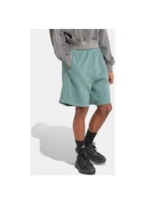 Shorts Adidas SPORTSWEAR "ALL SZN FRENCH TERRY WASHED 8-INCH", Herren, Gr. M, N-Gr, aurora ivy, Obermaterial: 100% Baumwolle, Hosen Shorts, lockere Passform, 20 cm Innenbeinl&auml;nge, mit Kordelverschluss
