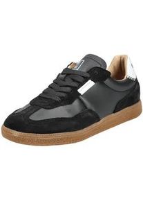 Plateausneaker Steve Madden "Steve Madden Sneaker Leder", Damen, Gr. 41, schwarz, Leder, Schuhe Plateausneaker