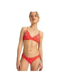 Bikini-Hose Roxy "Pt Beach Classics", Damen, Gr. XL, US-Gr&ouml;&szlig;en, rot (poppy rot dancing ditsy swim), Obermaterial: 85% Microfaser, 15% Elasthan;, Badehosen Bikini-Hose