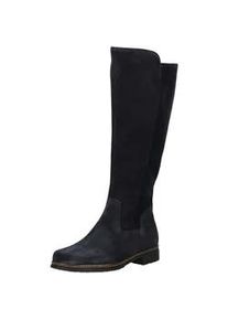 Stiefel Gabor "Gabor Stiefel Veloursleder", Damen, Gr. 39, pazifik, Veloursleder, Schuhe Stiefel