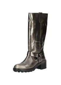 Stiefel Lazamani "Lazamani Stiefel Leder", Damen, Gr. 38, pewter, Leder, Schuhe Stiefel