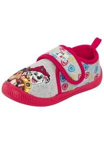 Hausschuh Disney "PAW PATROL", Kinder, Gr. 22, grigio melange, Textil, Schuhe Hausschuh