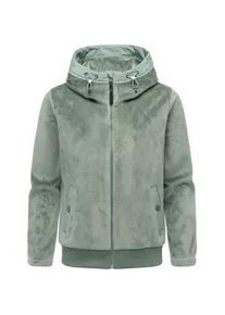 Fleecejacke Ragwear "Cousy Short Bonded", Damen, Gr. S (36), dusty, Obermaterial: 91% Polyester, 9% Elasthan; Innenfutter: 94% Polyester, 6% Elasthan, gerade h&uuml;ftbedeckend, hoch geschlossener Ausschnitt, &Auml;rmel ohne &Auml;rmelschlitz elastischer Bund mit innenliegendem Gummizug, Jacken Fleecejacke, &Uuml;bergangsjacke mit kuscheligem Teddyfell-Innenfutter