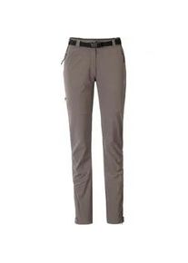 Outdoorhose LPO "Trekkinghose Gwen WMN", Damen, Gr. 24, Normalgr&ouml;&szlig;en, braun (major braun), 92% Polyamid, 8% Elasthan, normal, Hosen Outdoorhose, mit G&uuml;rtel