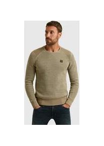 PME-Legend Rundhalspullover PME LEGEND, Herren, Gr. 5XL, seneca rock, Strick, Obermaterial: 100% Baumwolle, schmal normal, Rundhals, B&uuml;ndchen, Pullover Rundhalspullover