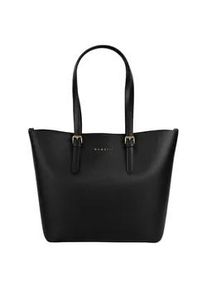 Shopper Bugatti "ELLA SAFFIANO", Damen, Gr. B/H/T: 43cm x 32cm x 12cm onesize, schwarz, Polyurethan (PU), Taschen Shopper