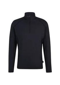 Sweatshirt Ziener "JELANO-Z midlayer man", Herren, Gr. 46, schwarz, Obermaterial: 88% Polyester, 12% Elasthan, Sweatshirts Sweatshirt