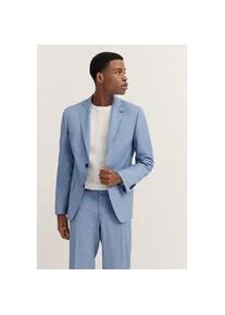 Anzugsakko Bugatti "Mix & Match", Herren, Gr. 28, blau (320, hellblau), 75% Wolle, 22% Polyester, 3% Elasthan, unifarben, normal, Manschette, Sakkos, Modern Fit