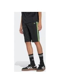 Shorts Adidas ORIGINALS "FUSS", Jungen, Gr. 152, N-Gr, schwarz, signal gr&uuml;n, Obermaterial: 100% Polyester, Hosen Shorts, f&uuml;r Kinder, mit Allover-Print, aus Polyester, mit Mesh-Futter