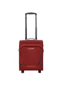 Handgep&auml;ck-Trolley Travelite "JETPACK Wings 2 Cabin, konzipiert f&uuml;r Eurowings", Gr. B/H/T: 30cm x 40cm x 25cm 25 l, rot, Polyester, unifarben mit Farbeins&auml;tzen, Koffer, Weichgep&auml;ck-Koffer Handgep&auml;ck f&uuml;r die meisten g&auml;ngigen Airlines
