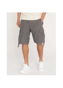 Jack & Jones Cargoshorts JACK & JONES "JPSTCOLE BARKLEY JJCARGO SHORTS SN", Herren, Gr. XS, N-Gr, grau (castlerock), Web, Obermaterial: 100% Baumwolle, unifarben, Basic, regular fit ca. Mitte Knie, Hosen, mit Cargo Taschen