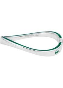 Armreif Lacoste "GLORI", edelstahlfarben, gr&uuml;n, Armb&auml;nder, Damen, Edelstahl, Armreif