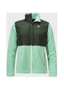 Sch&ouml;ffel Fleecejacke SCH&Ouml;FFEL "Urban Fleece Jk Style Gregale WMS", Damen, Gr. 38, 6305, gr&uuml;n, Oberstoff: 100% Polyester; Oberstoff Rumpf: 100% Polyester; Wattierung: 100% Polyester, relaxed fit, hoch geschlossener Ausschnitt, Jacken Fleecejacke