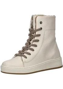 Schn&uuml;rstiefelette Gabor COMFORT "Gabor Comfort Stiefelette Leder", Damen, Gr. 39, creme, Leder, Schuhe Schn&uuml;rstiefelette