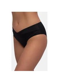 Bikini-Hose Dorina "Fiji", Damen, Gr. L, N-Gr, schwarz, Obermaterial: 67% Polyester, 19% Elasthan, 14% Polyamid, unifarben, Badehosen Bikini-Hose, Im klassischen Hipster-Schnitt