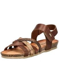 IGI&CO Riemchensandale IGI & CO "IGI & CO Sandalen Leder", Damen, Gr. 40, braun (cognac), Leder, Schuhe Riemchensandale