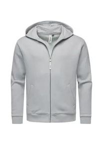 Sweatjacke Ragwear "Natten", Herren, Gr. 4XL (60), grau, Material: 70% Baumwolle, 30% Polyester, Basic, l&auml;ssig geschnitten h&uuml;ftbedeckend, hoch geschlossener Ausschnitt, &Auml;rmel ohne &Auml;rmelschlitz B&uuml;ndchen, Sweatjacken Sweatjacke, Weiche Herren Alltagsjacke mit Kapuze
