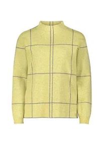 Strickpullover Betty Barclay "Damen kariert", Damen, Gr. 42, patch gr&uuml;n, grau, Strick, Obermaterial: 50% Viskose, 27% Polyamid, 23% Polyester, gerade normal, Pullover Strickpullover