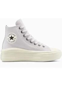 Sneaker Converse "CHUCK TAYLOR ALL STAR MOVE", Damen, Gr. 40, bone cold, egret, schwarz, Leder, Schuhe Sneaker